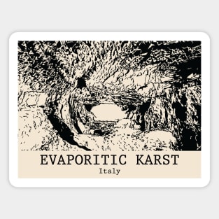 Evaporitic Karst - Italy Magnet